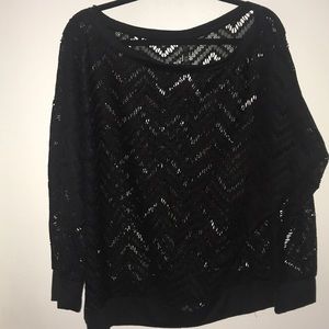 Woven sweater